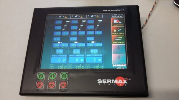 PANTALLA TACTIL LCD SERMAX SCALES