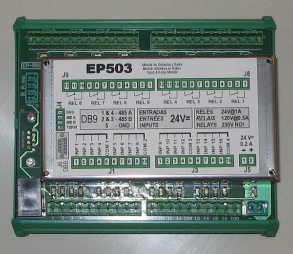 SX503 MODULO EQUIPO CONTROL 16 ENT+8 RELES SERMAX SCALES
